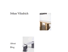 Tablet Screenshot of johanviladrich.com